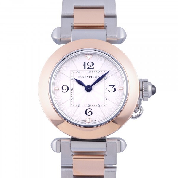 カルティエ Cartier パシャ W2PA0007 ホワイト文字盤 新品 腕時計 レディース_画像1