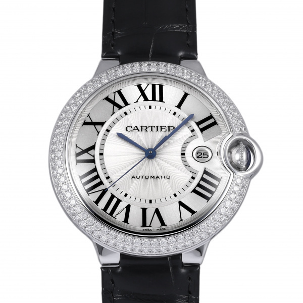 カルティエ Cartier バロンブルー WE900951 シルバー文字盤 新品 腕時計 メンズ_画像1