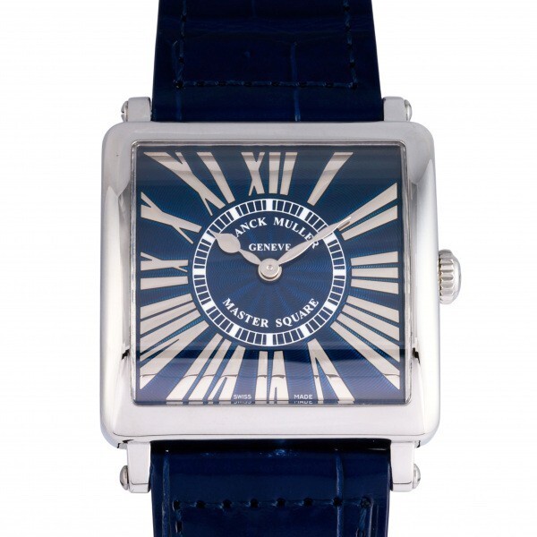 フランク・ミュラー FRANCK MULLER マスタースクエア 6002MQZ ブルー文字盤 新品 腕時計 レディース_画像1