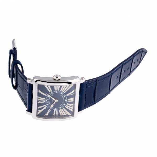 フランク・ミュラー FRANCK MULLER マスタースクエア 6002MQZ ブルー文字盤 新品 腕時計 レディース_画像2