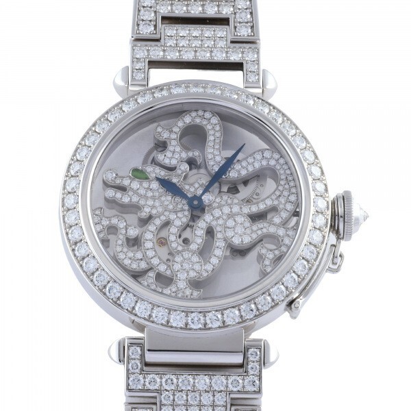  Cartier Cartier Pacha Dragon worldwide limitation 20ps.@HPI00775 silver face used wristwatch men's 