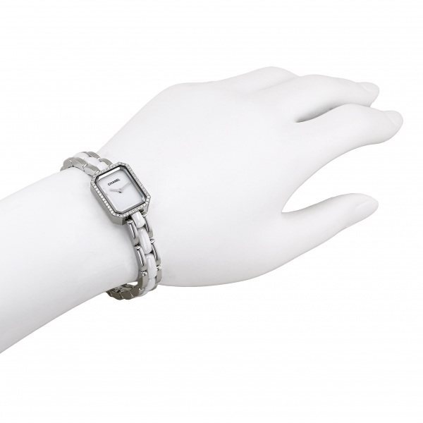  Chanel CHANEL Premiere bezel diamond H2132 white face new goods wristwatch lady's 