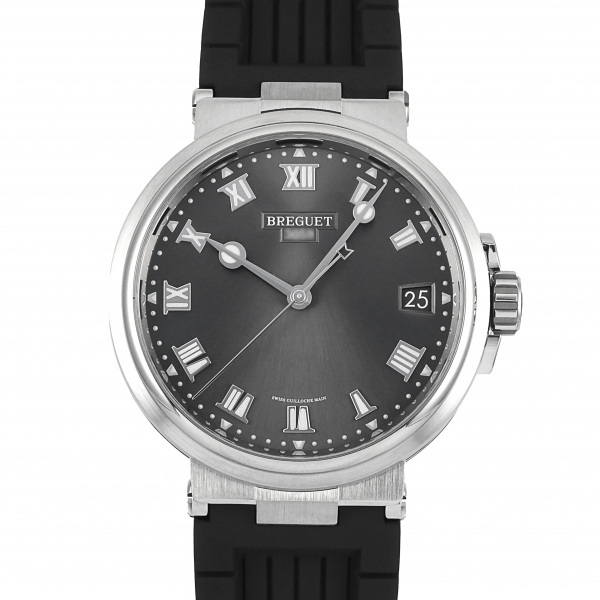 ブレゲ Breguet マリーン 5517TI/G2/5ZU グレー文字盤 新品 腕時計 メンズ_画像1