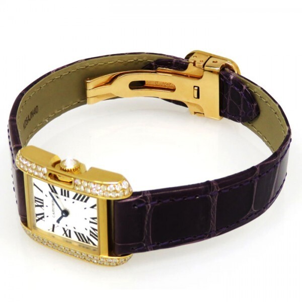 カルティエ Cartier タンク アングレーズ SM WT100014 シルバー文字盤 新品 腕時計 レディース_画像2