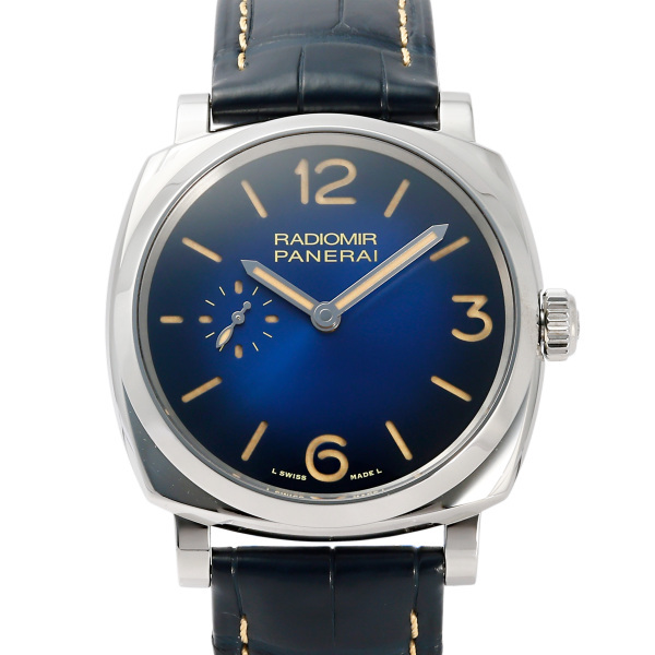 パネライ PANERAI ラジオミール 42mm ブティック限定 PAM01144 ブルー文字盤 中古 腕時計 メンズ_画像1