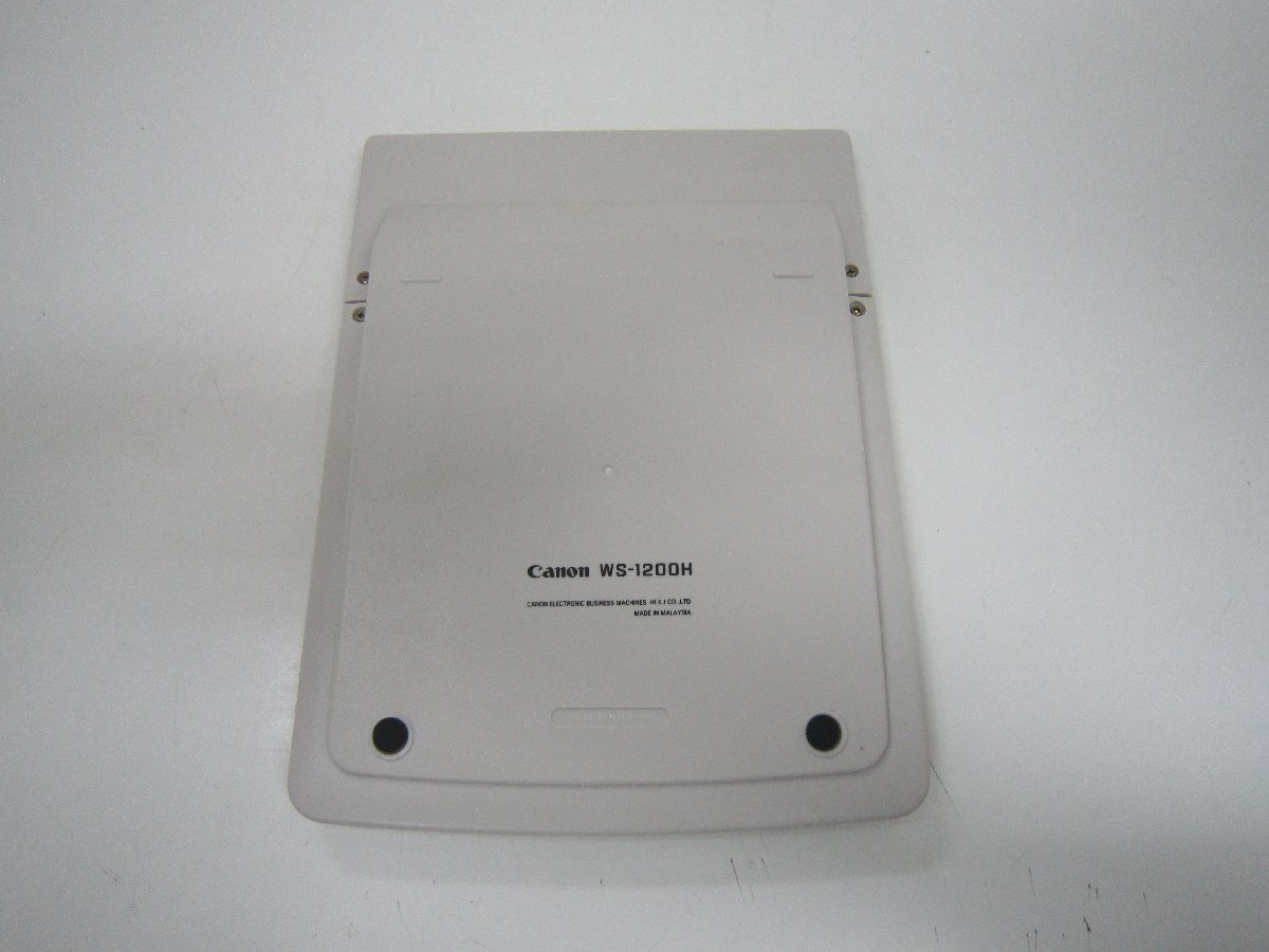 CANON ソーラー電卓 WS-1200H 12桁 中古の画像5