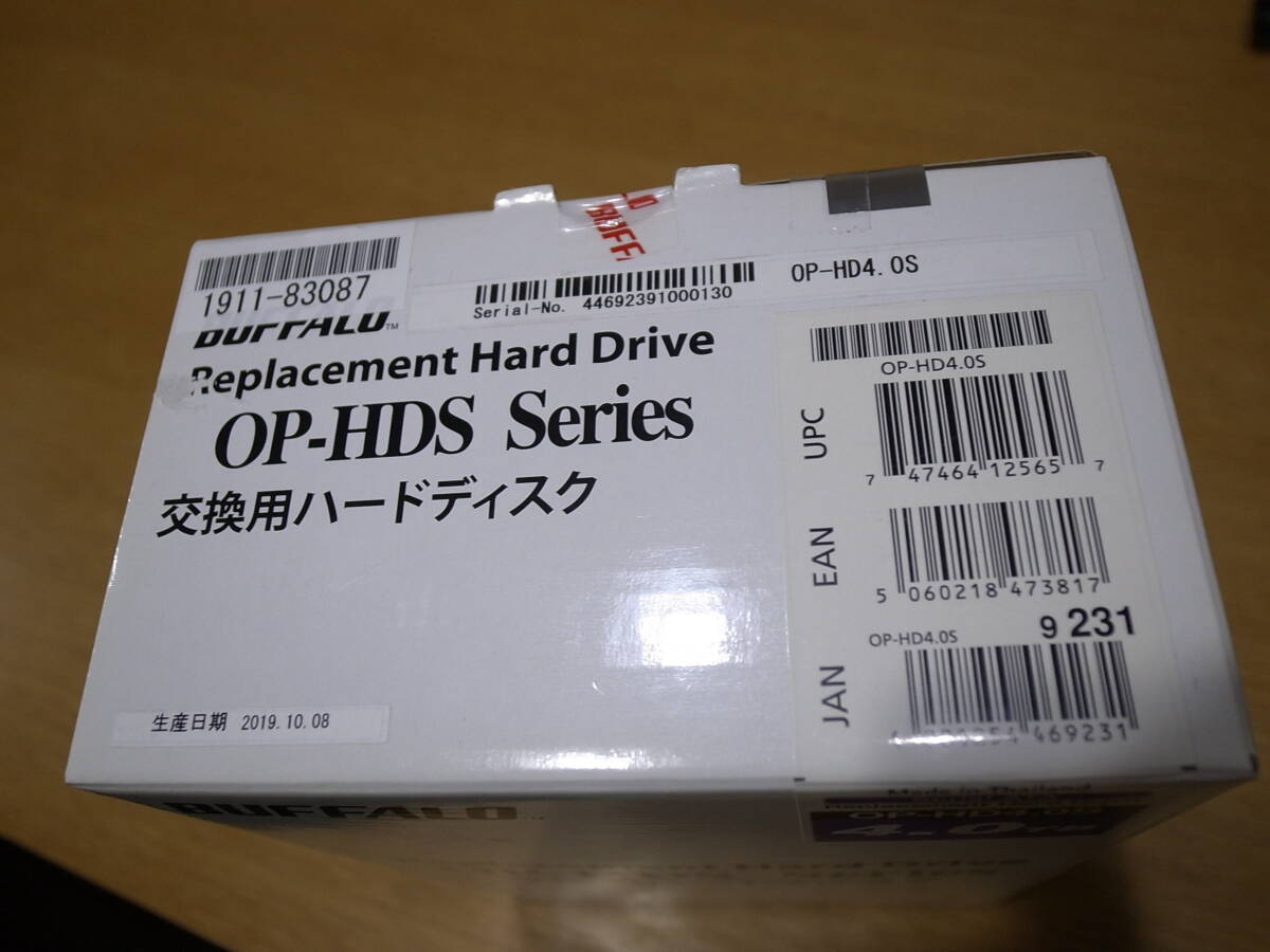 未開封未使用品！BUFFALO OP-HD4.0S//4TB 交換用HDD/Replacement Hard Drive/Tera Station用の画像2