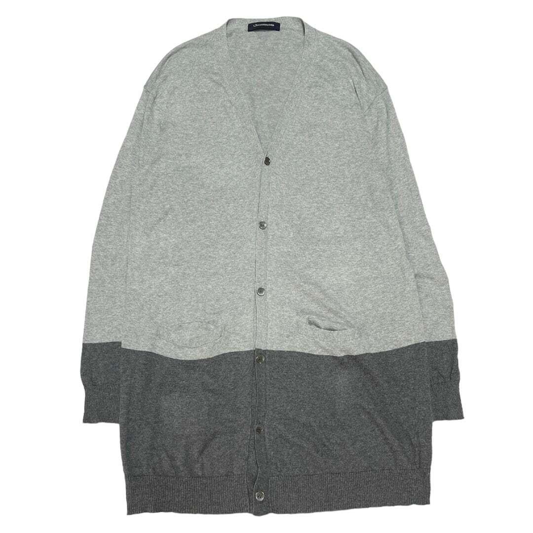 John UNDERCOVER ジョンアンダーカバー 　Color Block Long Cardigan グレー サイズ:2_画像1