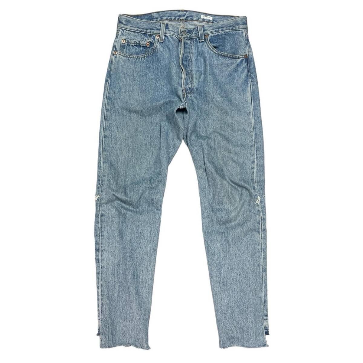 OLD PARK オールドパーク Reworked Denim Pants インディゴ サイズ:S