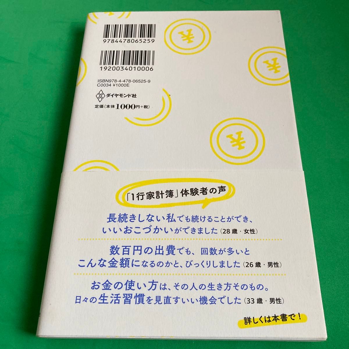 １行家計簿　世界一かんたんにお金が貯まる本 天野伴／著