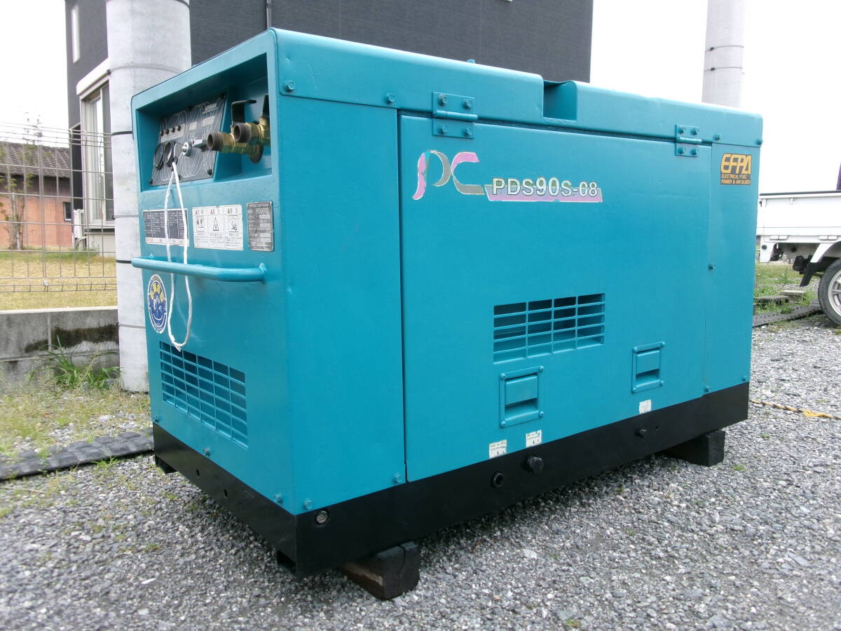  Fukuoka prefecture [ air man compressor ] north . industry PDS90S perfect . maintenance has been finished after delivery. guaranteed ... air compressor dismantlement industry 4926