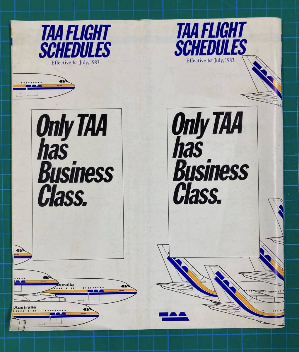 ★TA FLIGHT SCHEDULES 時刻表 1983年7月★の画像1