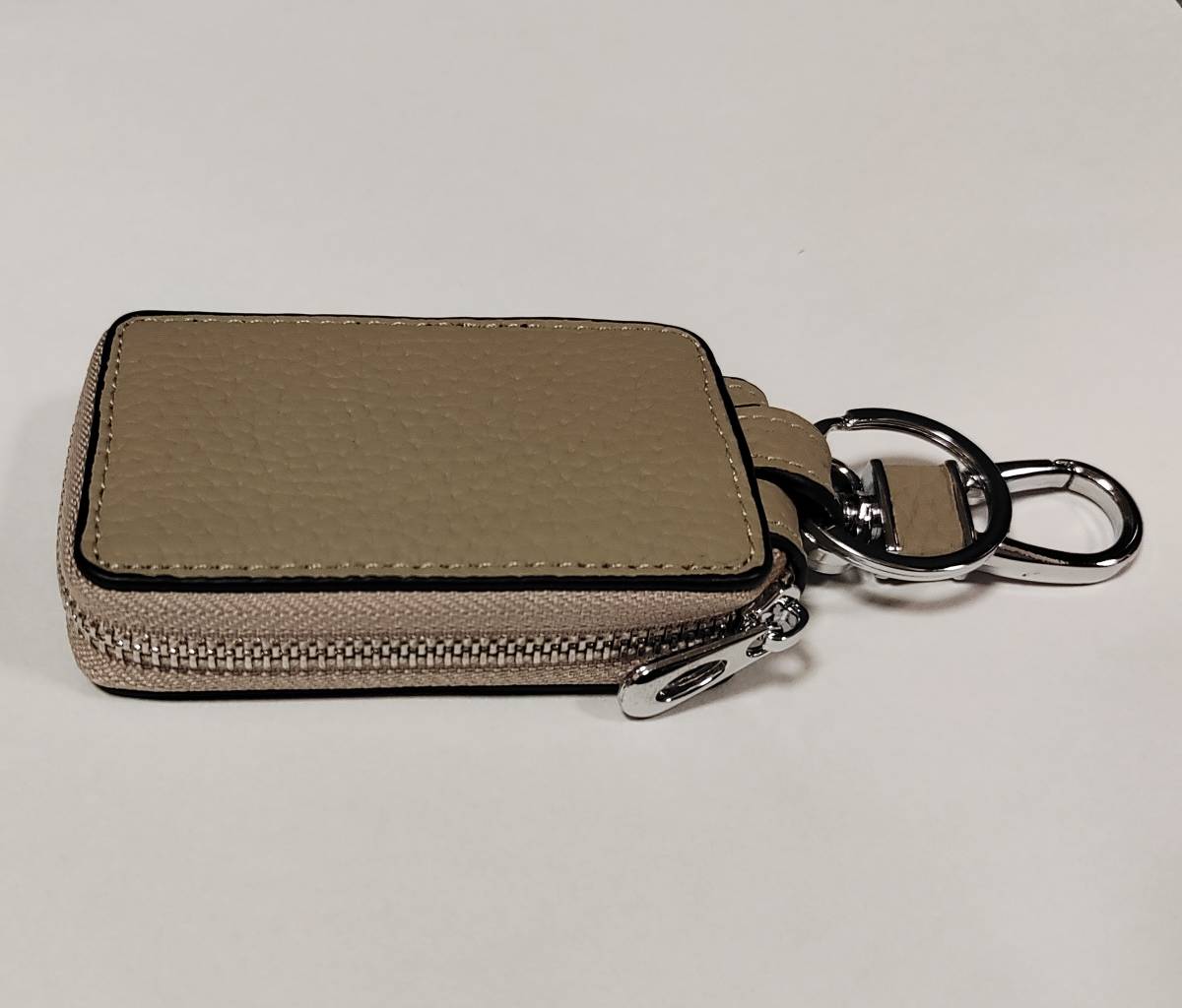  key case * new goods * unused goods original leather smart key key holder key key chain beige 