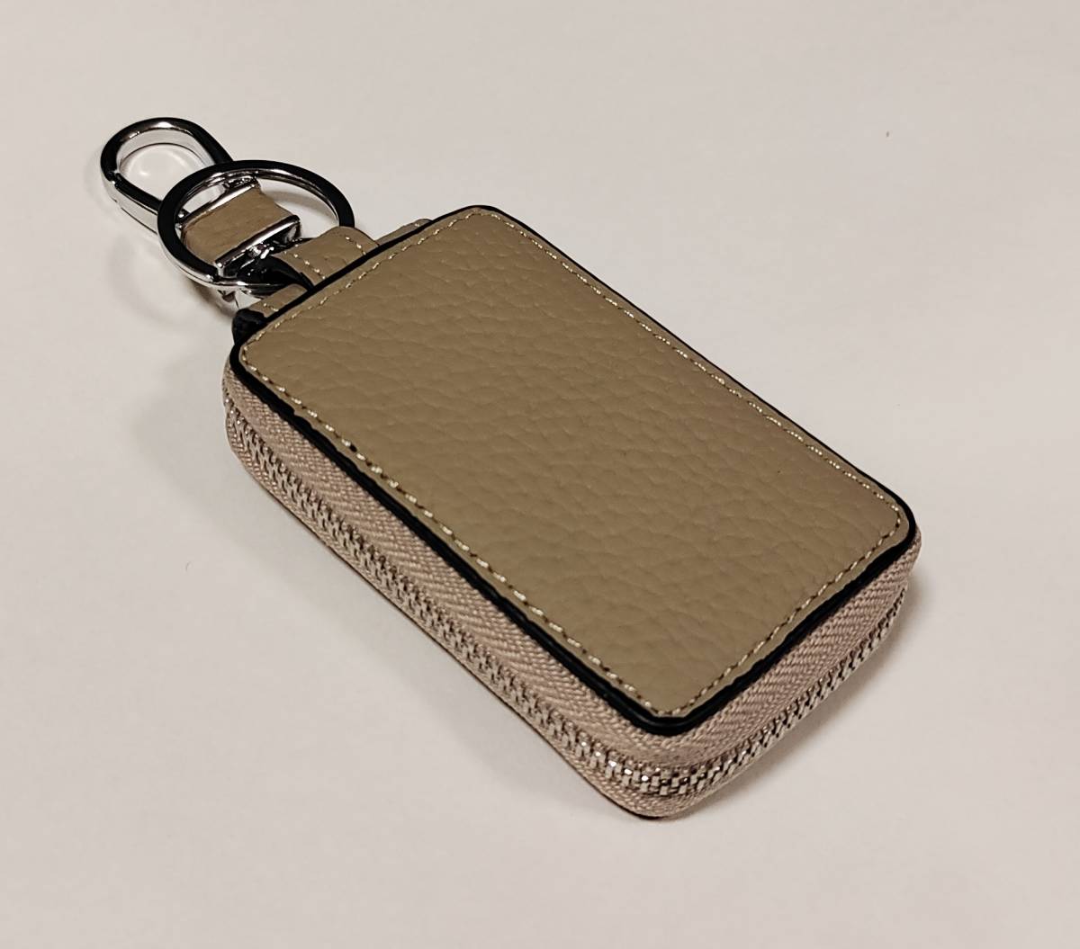  key case * new goods * unused goods original leather smart key key holder key key chain beige 