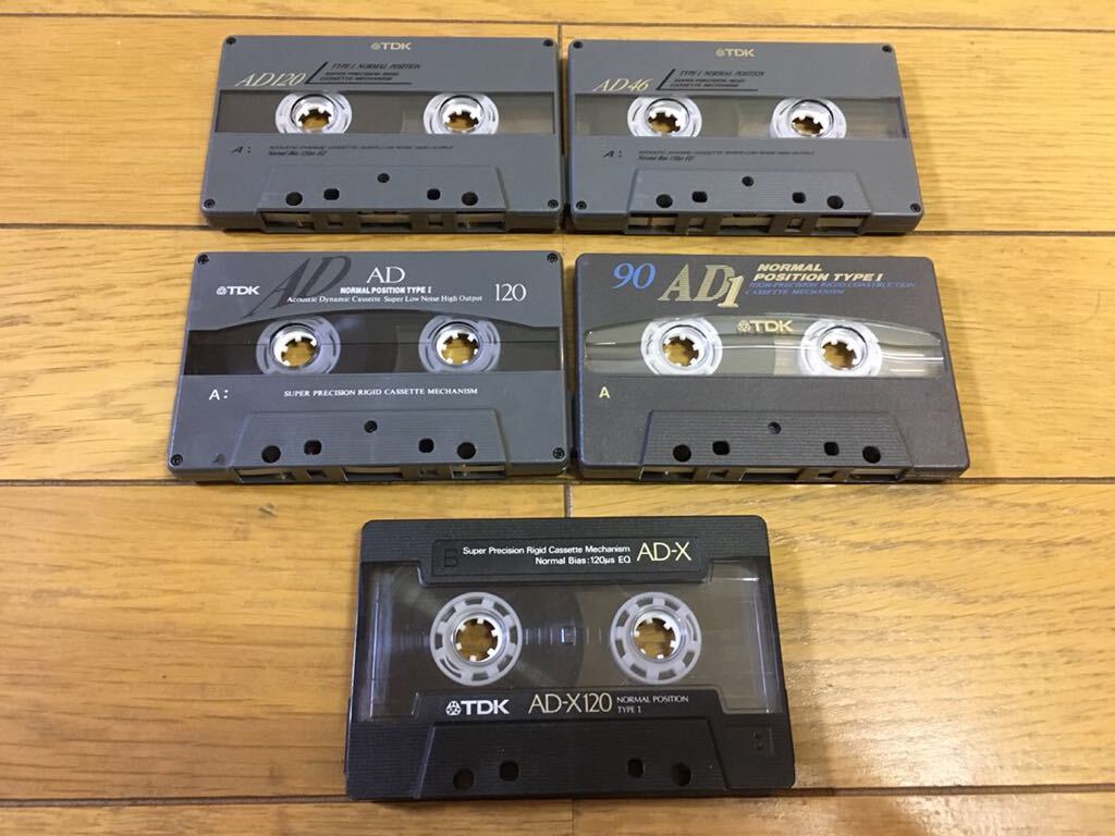 TDK カセットテープ AD ジャンク5本セットの画像2