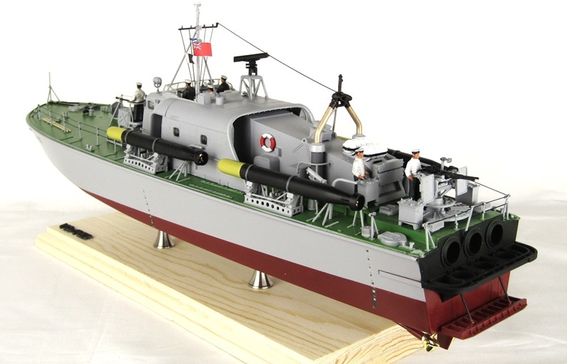 1/72イギリス海軍魚雷艇ボスパー完成品の画像2