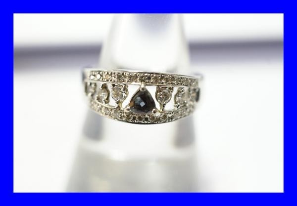 ○新品同様 プラチナ Pt900 アレキサンドライト 0.30ct ダイヤ 0.41ct