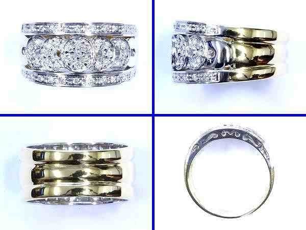 最新 ○新品同様 イエローゴールド R0133 7.3g リング 指輪 0.31ct