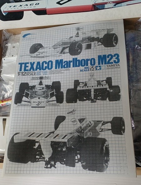 激レア TAMIYA タミヤ 1/12 1969～1977 初期モデル BS1216-2800  TEXACO M23 マルボロ マクラーレン プラモデル  入手困難希少品の画像2