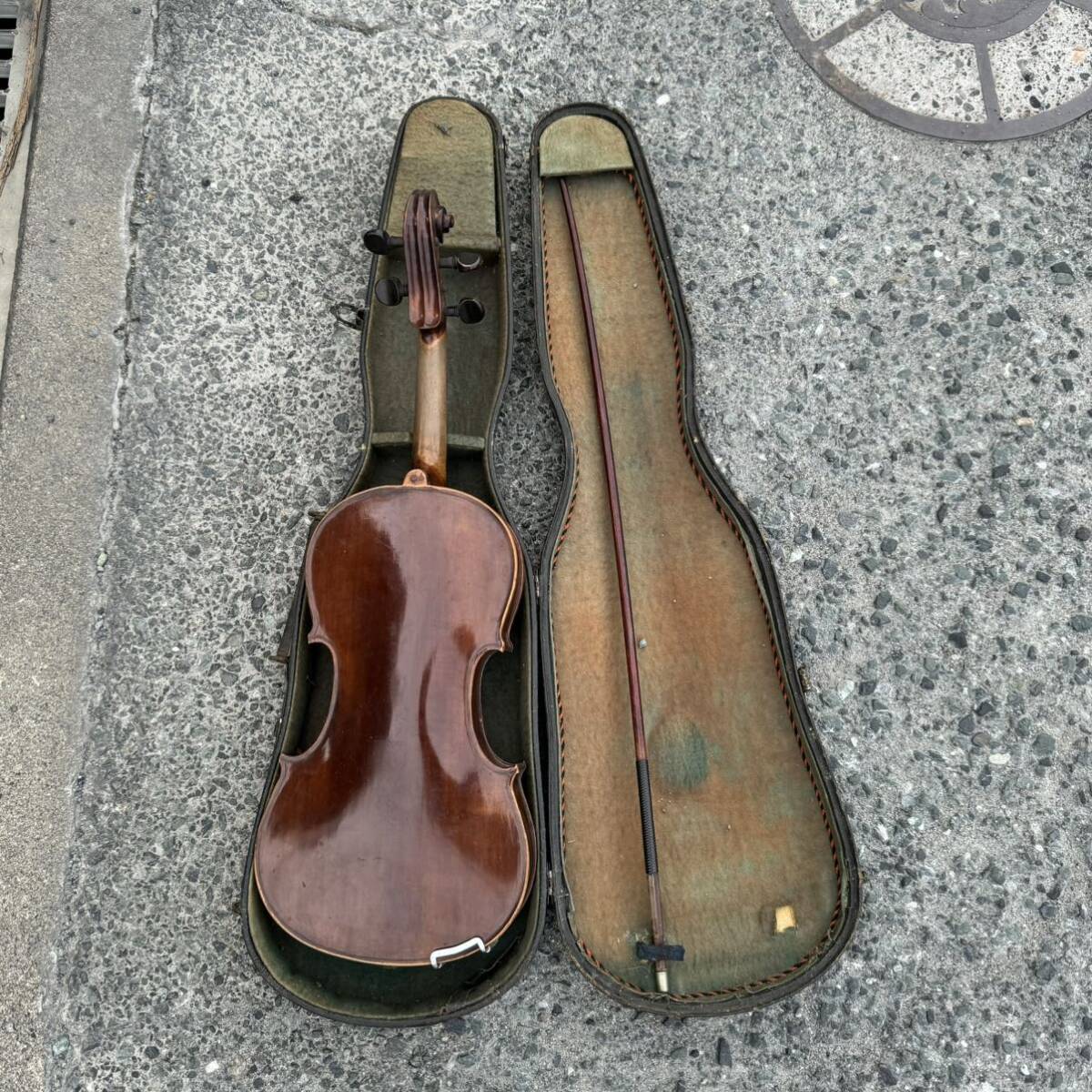 バイオリン 弦楽器 楽器 ジャンク品 2個の画像6