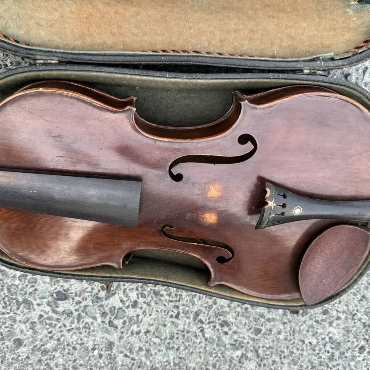 バイオリン 弦楽器 楽器 ジャンク品 2個の画像5