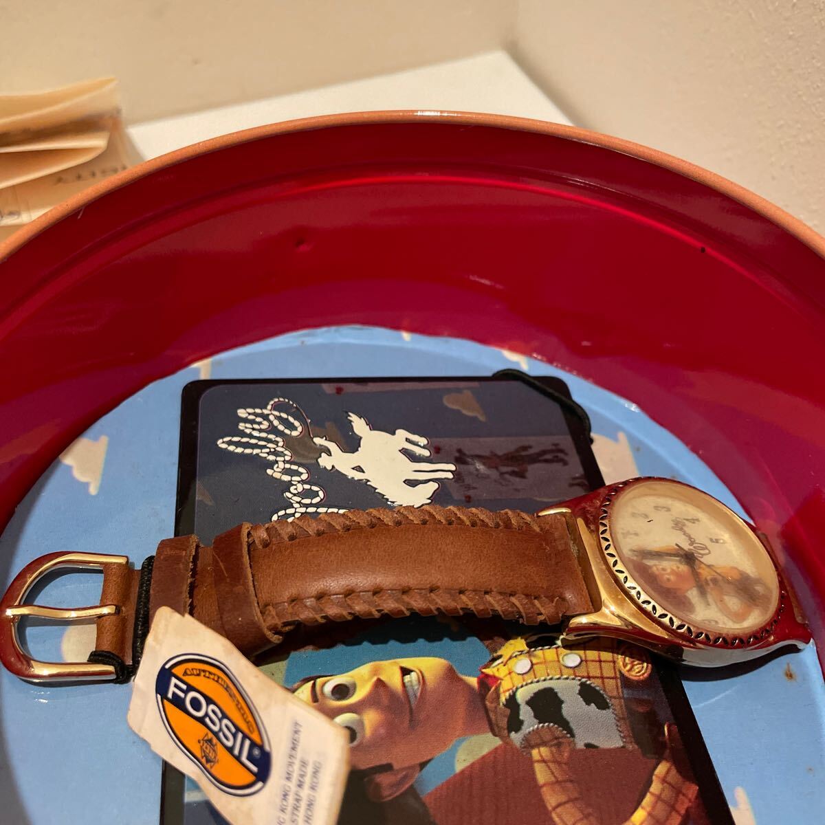 トイストーリー TOY STORY ディズニー ピクサー 時計 腕時計 数量限定 ウッディー FOSSILの画像3