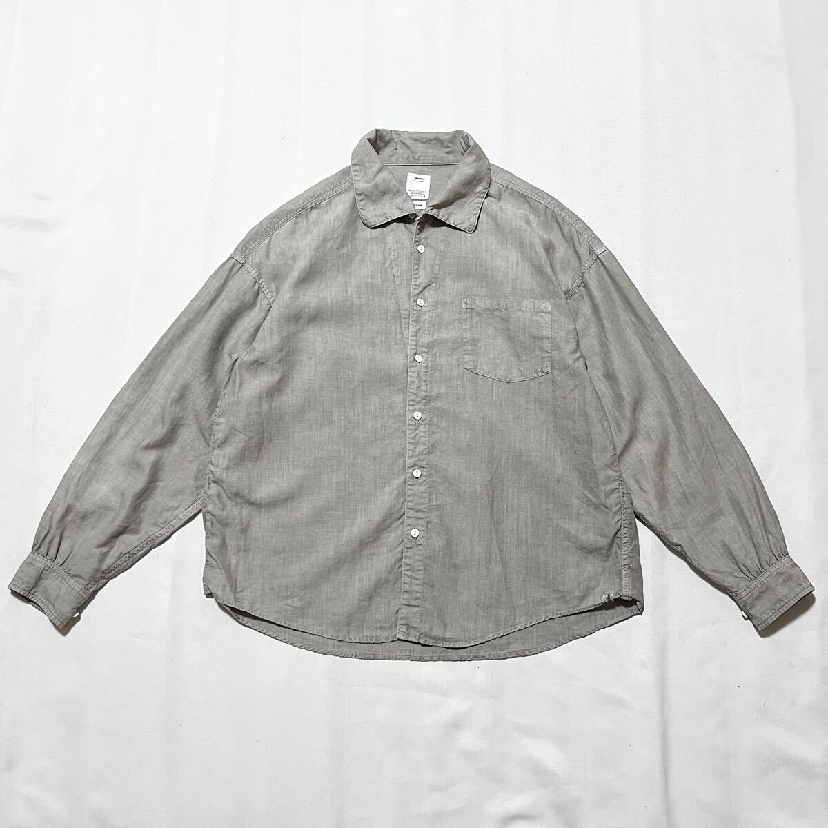 Yahoo!オークション - visvim PALMER SHIRT L/S DMGD (LINEN) 2 Yahoo!オークション - visvim PALMER SHIRT L/S DMGD (LINEN) 2