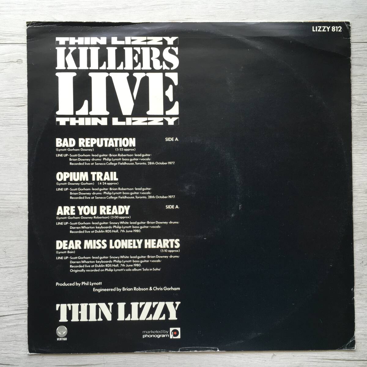 THIN LIZZY KILLERS LIVE_画像2