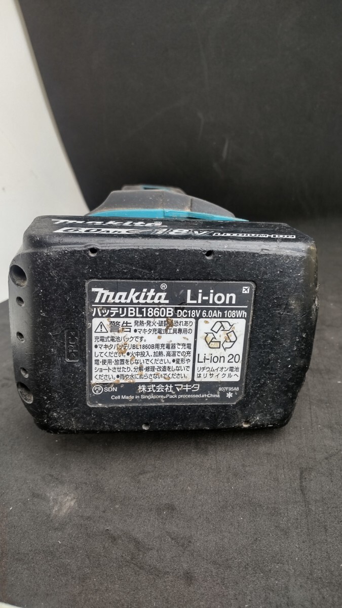 makita TM52D マキタ 充電式マルチツール STARLOCK BL MOTOR バッテリー BL1860 6Ah18V 切断 研磨 等 本体 バッテリー 個の画像10