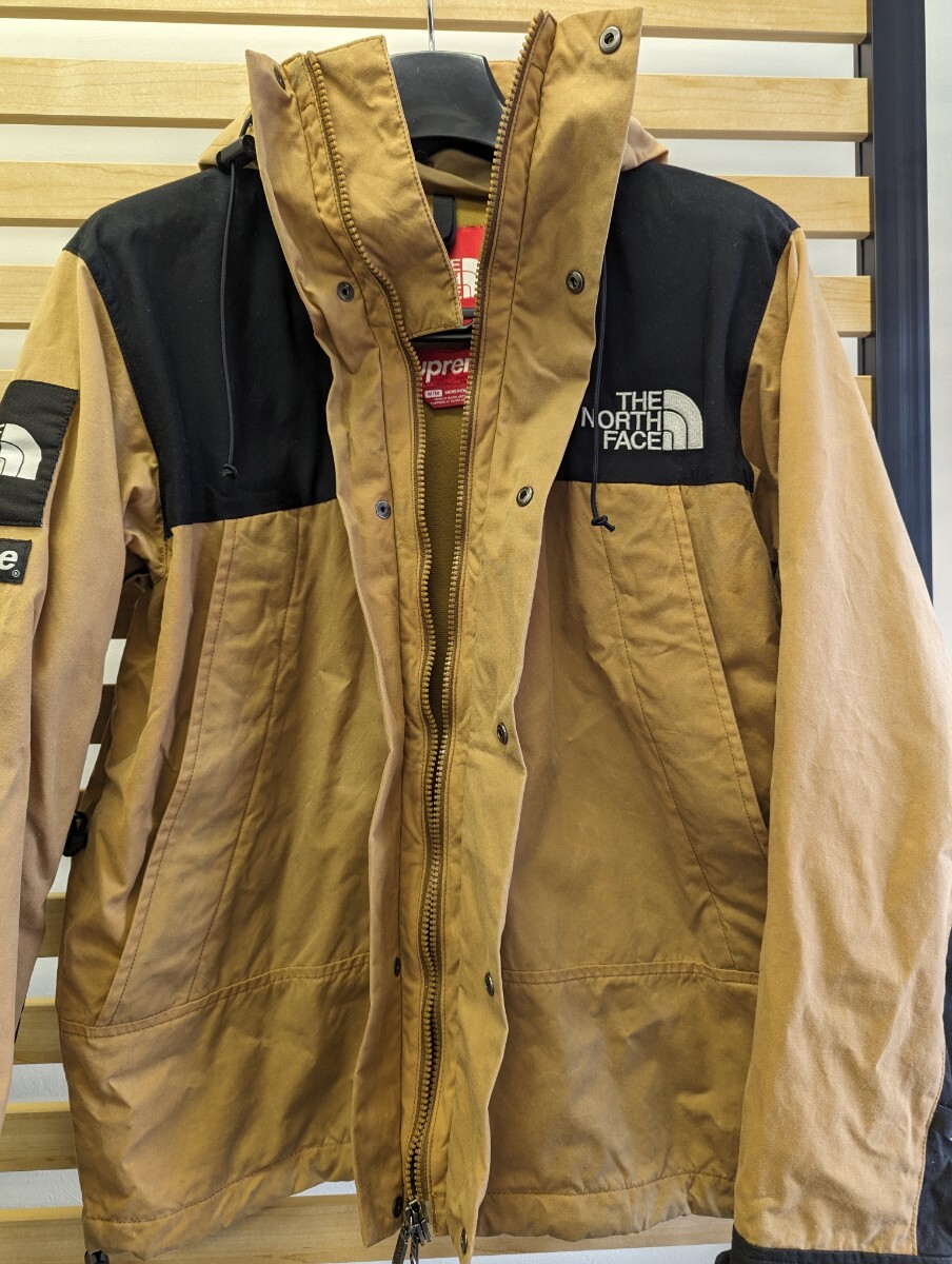 Supreme × THE NORTH FACE シュプリーム×ノースフェイス ワックス ジャケット マウンテンパーカー M Waxed Cotton Parka 窪塚洋介着 レア_画像5