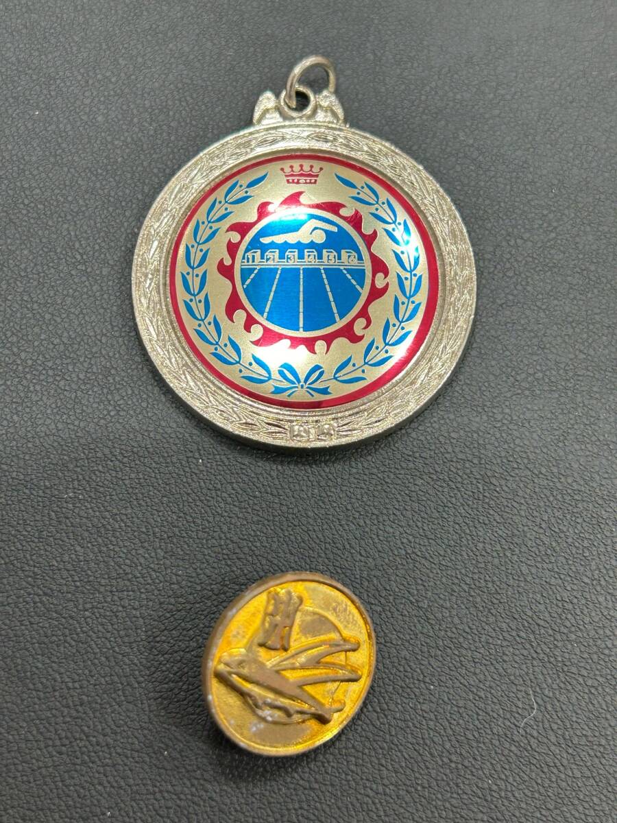 #1538  旧日本軍 消防関連  記章 メダル バッジ 書道墨 など記念品 まとめの画像6