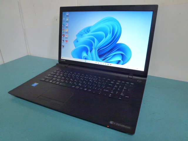 TOSHIBA 東芝 dynabook B37/R Windows11 Core i5 5300U メモリ8GB HDD500GB DVD 17インチワイド Webカメラ MS Office2010搭載の画像2