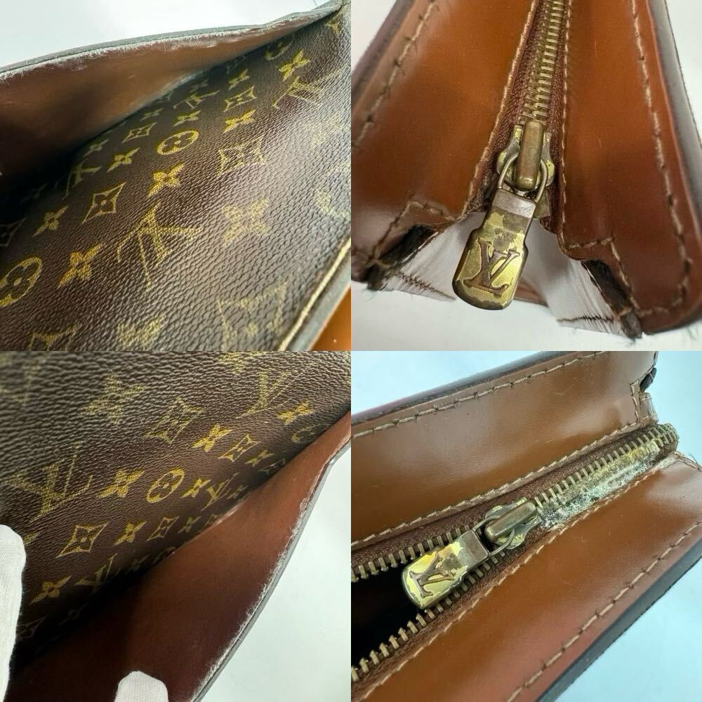 LOUIS VUITTON ルイヴィトン モノグラム ポシェット オム クラッチバッグ セカンドバッグ M51795の画像8