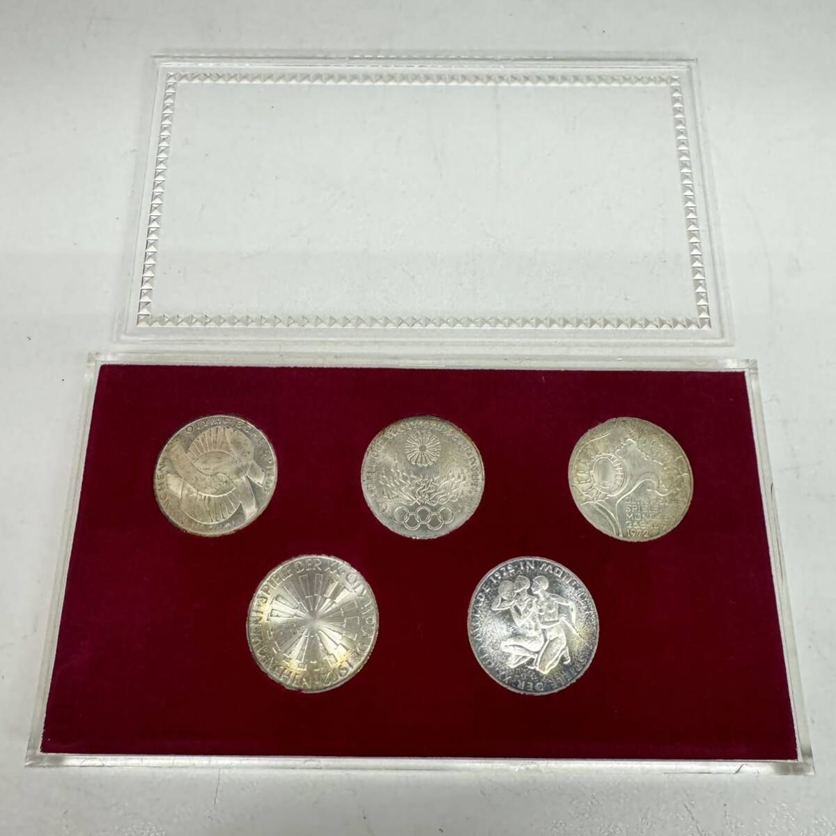ミュンヘンオリンピック 記念銀貨 10マルク 5点セット 1972年 ドイツ コイン の画像2