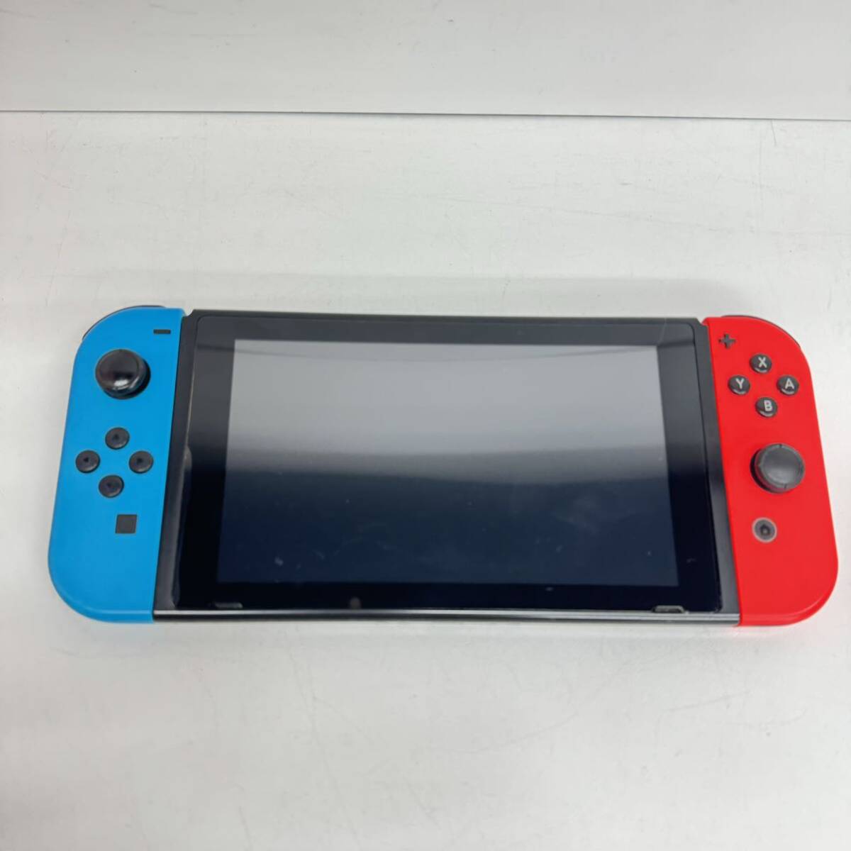 【ジャンク品】 任天堂 Nintendo Switch ニンテンドースイッチ ネオンブルー ネオンレッド HAC-001 _画像2