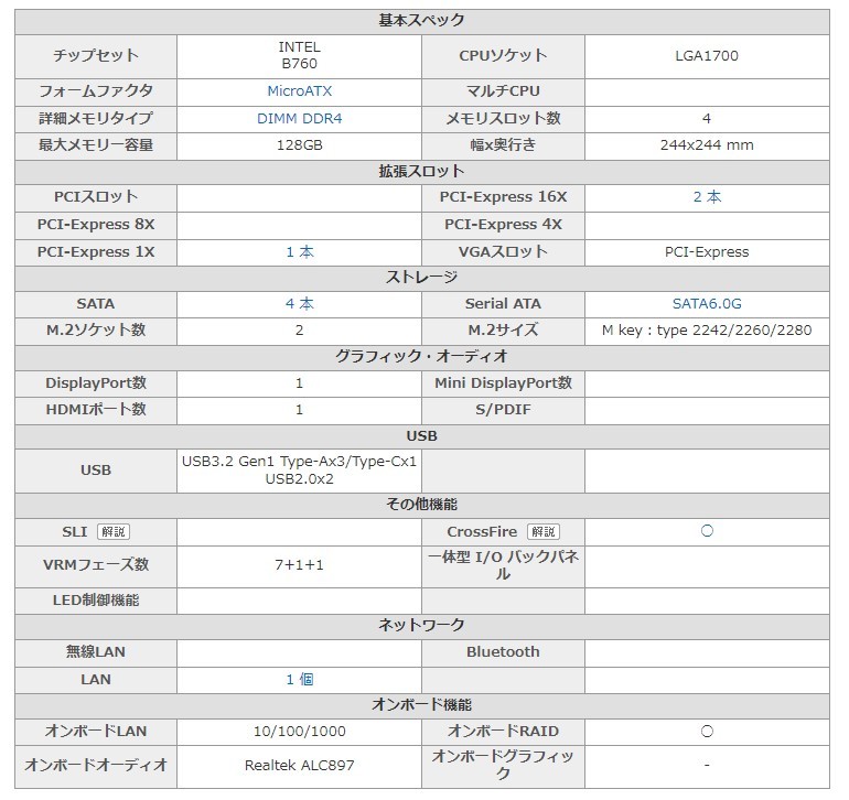 ほぼ新品◆最新マザーボードB760◆Office 2021◆650W◆グラボ付ければゲーミングPC◆新品Core i7 14700F-i9 13900同◆新M.2SSD500G◆新M16の画像8