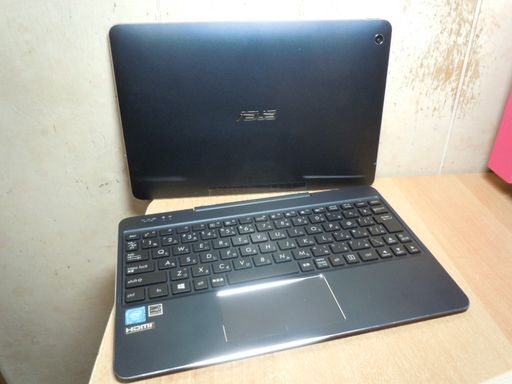 ★GW特価セール★12016 10(1920x1200) 液割 2in1タブ ASUS TransBook T100CHI-Z3795 Atom/64GB/4GB/キーボード/Win10_画像2