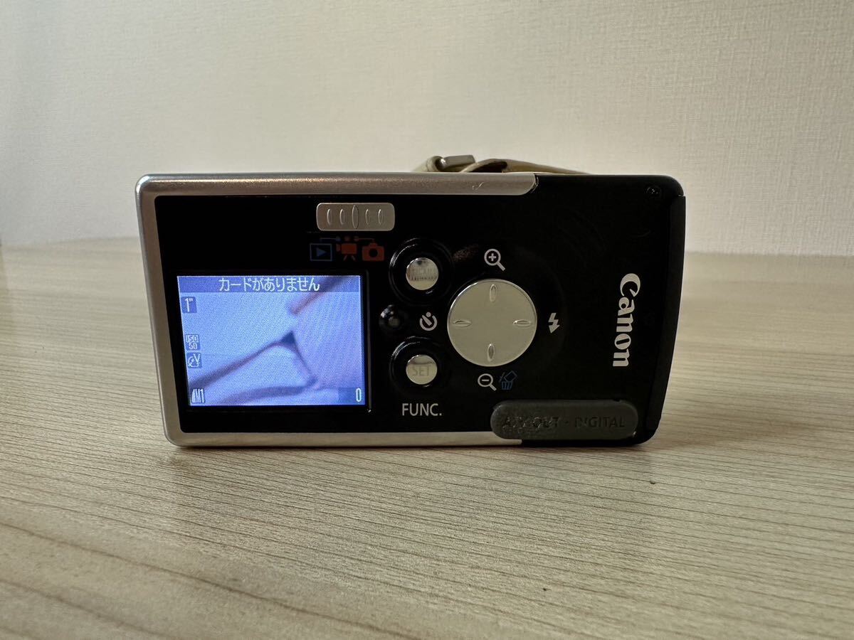 ♪ キャノン CANON IXY DIGITAL PC1060 コンパクトデジタルカメラ ソフトケース付 通電確認済みの画像3