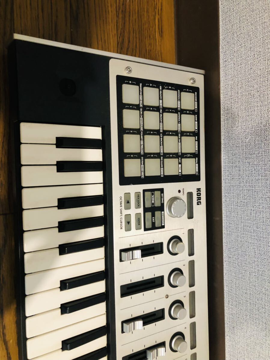 ☆ コルグ KORG microKONTROL MIDI STUDIO CONTROLLER MIDIキーボード MC-1 ジャンク品の画像2