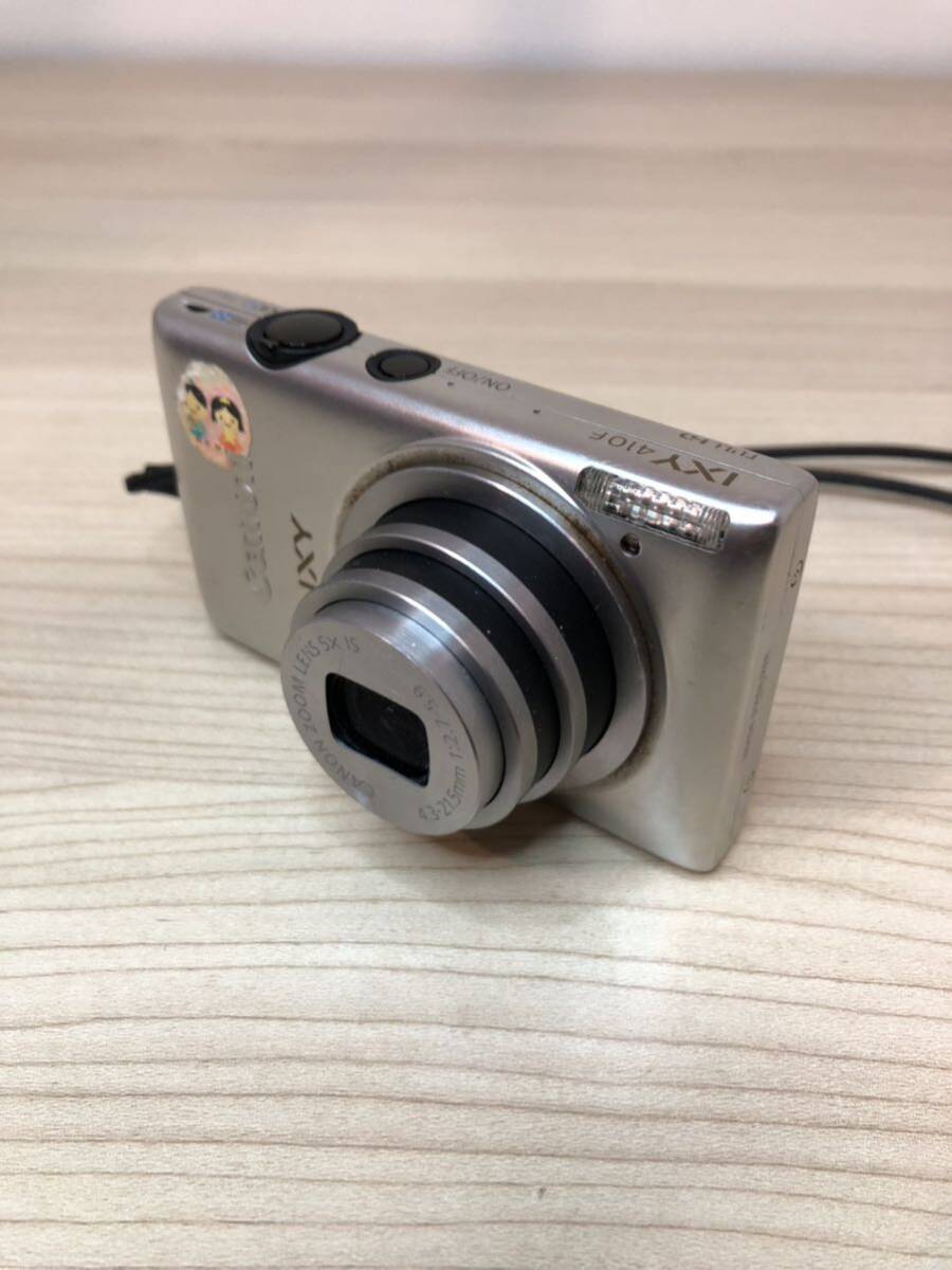 ◇ Canon デジタルカメラ IXY 410F シルバー 通電確認済み_画像1