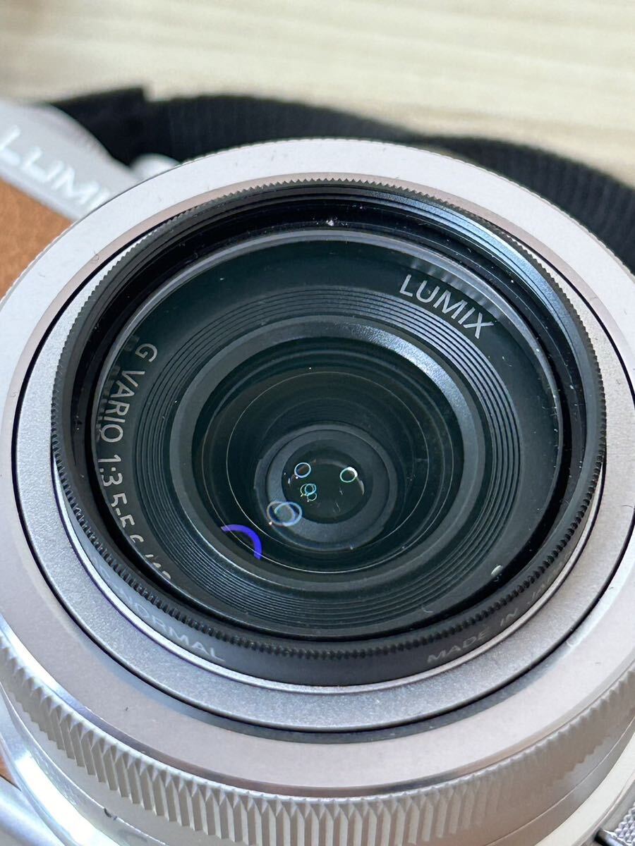 ○Panasonic LUMIX DMC-GF7 ミラーレス一眼カメラ レンズ H-FS35100 通電確認済みの画像7