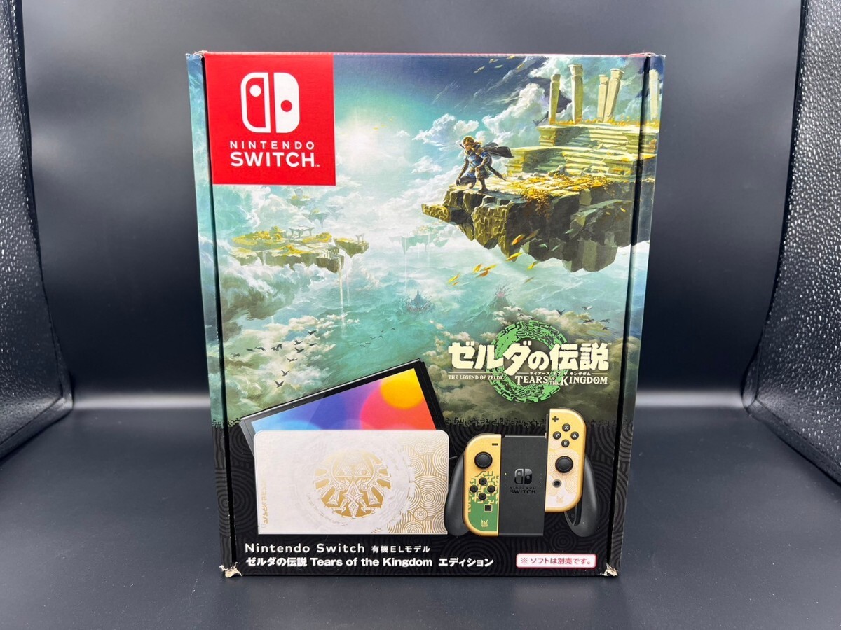 Nintendo Switch ニンテンドースイッチ 本体 有機EL モデル ゼルダの伝説 Tears of the Kingdomエディション 未使用品の画像1
