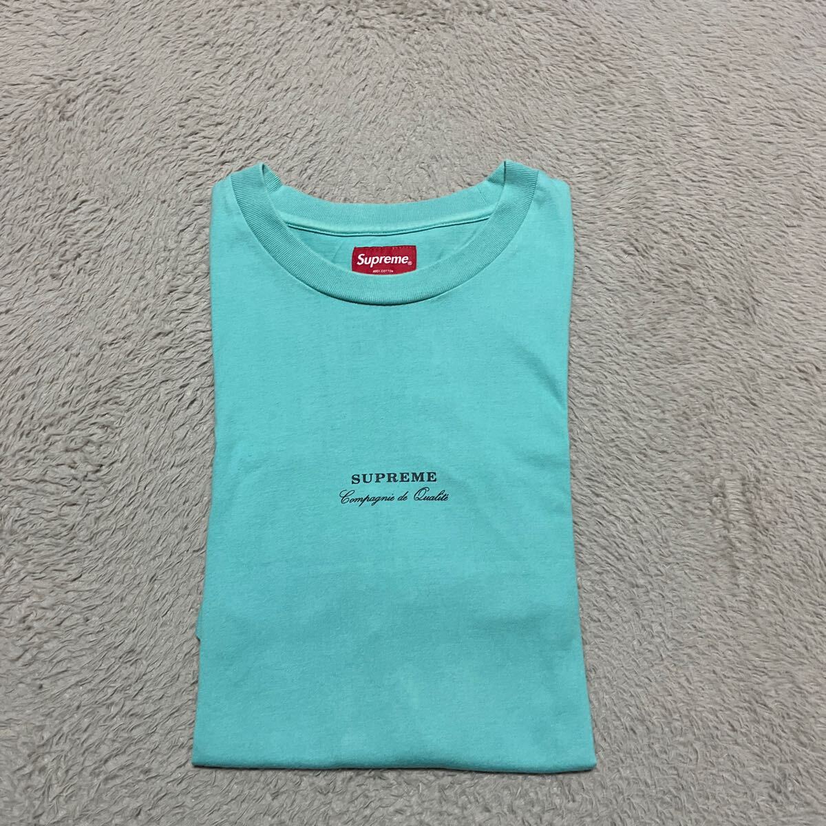 19ss Supreme Qualite tee tシャツ M Logoの画像1