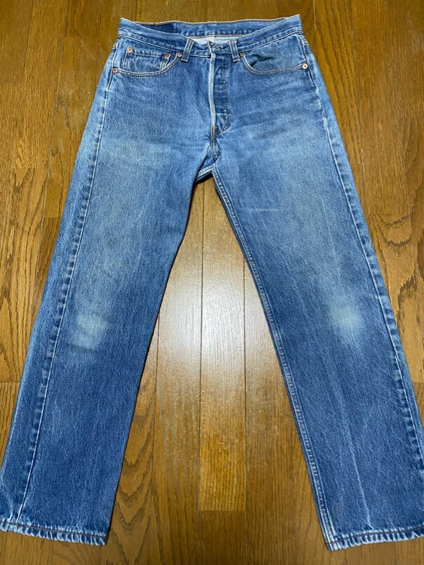 90sUSA製 Levis リーバイス 501 デニムパンツ ビンテージW32の画像1