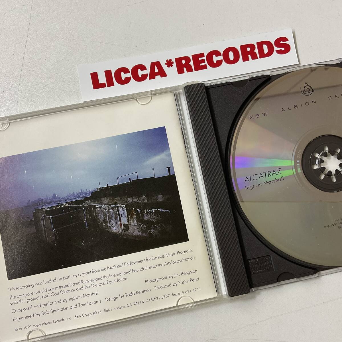 Ingram Marshall Alcatraz CD LICCA*RECORDS 478 オリジナルサウンドトラック シャッターアイランド イングラム・マーシャル 入手困難_画像4