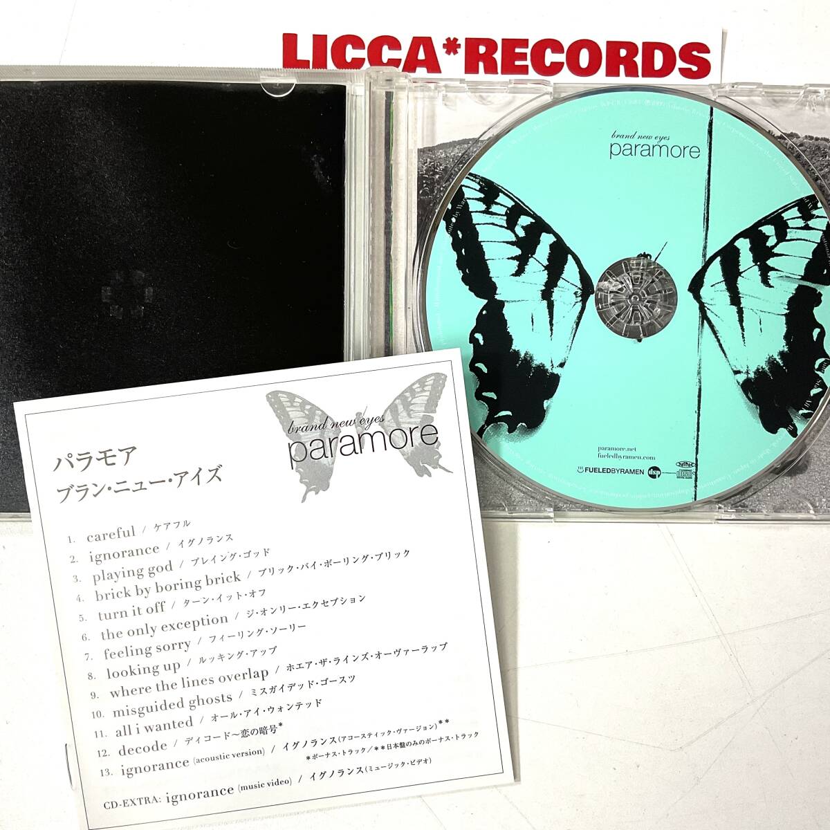 Paramore - Brand New Eyes JAPAN 2009 w/2 Bonus Tracks Video Booklet CD LICCA*RECORDS 540_画像3