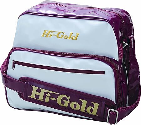  HI-GOLD(ハイゴールド) ショルダー バッグ ミディアムサイズ HB-8800 ホワイト×エンジ 186-613 ※3点まで送料1000円の画像1