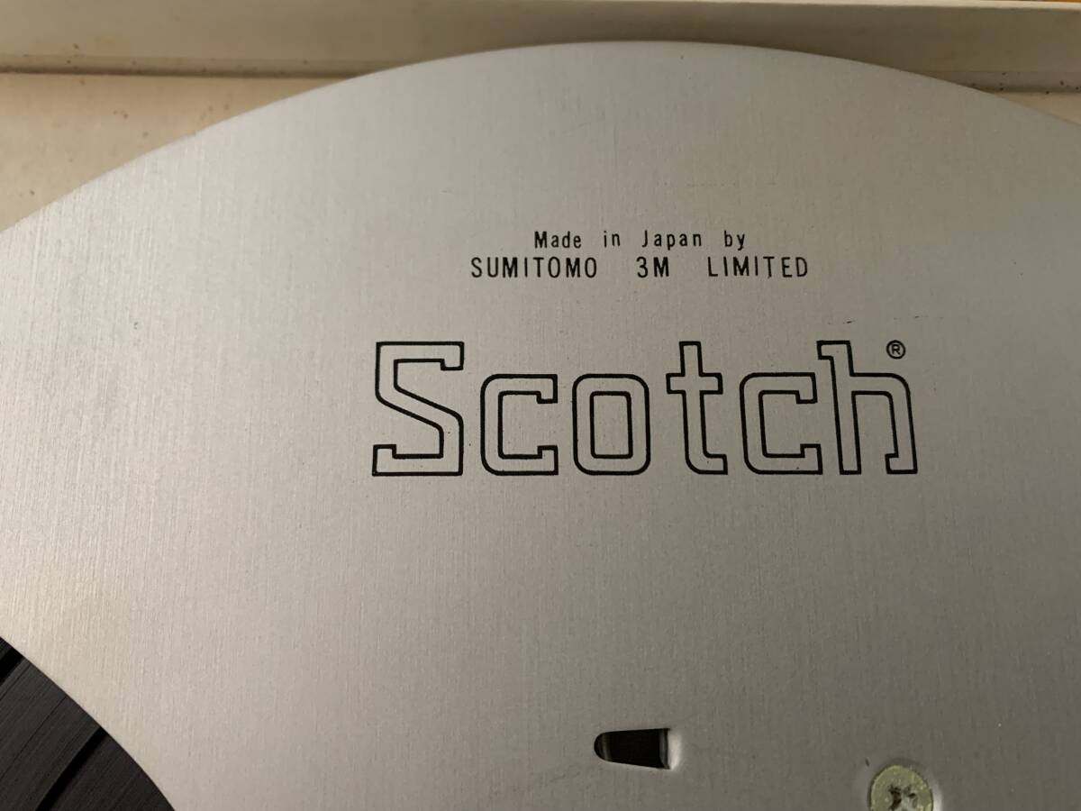 ３　scotch sumitomo 3M LIMITED スミトモ　MAGNETIC　TAPE　箱　オープンリール　テープ　メタル　リール 2本　セット　まとめて_画像6