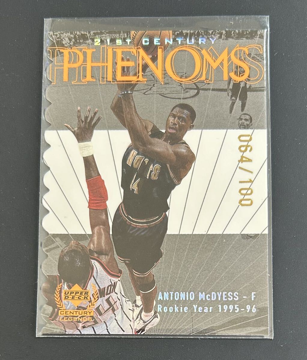 1998-99 UD Century Legends Antonio McDyess Nuggets 100枚限定 #78 21st Century Phenoms NBA Basketballの画像1