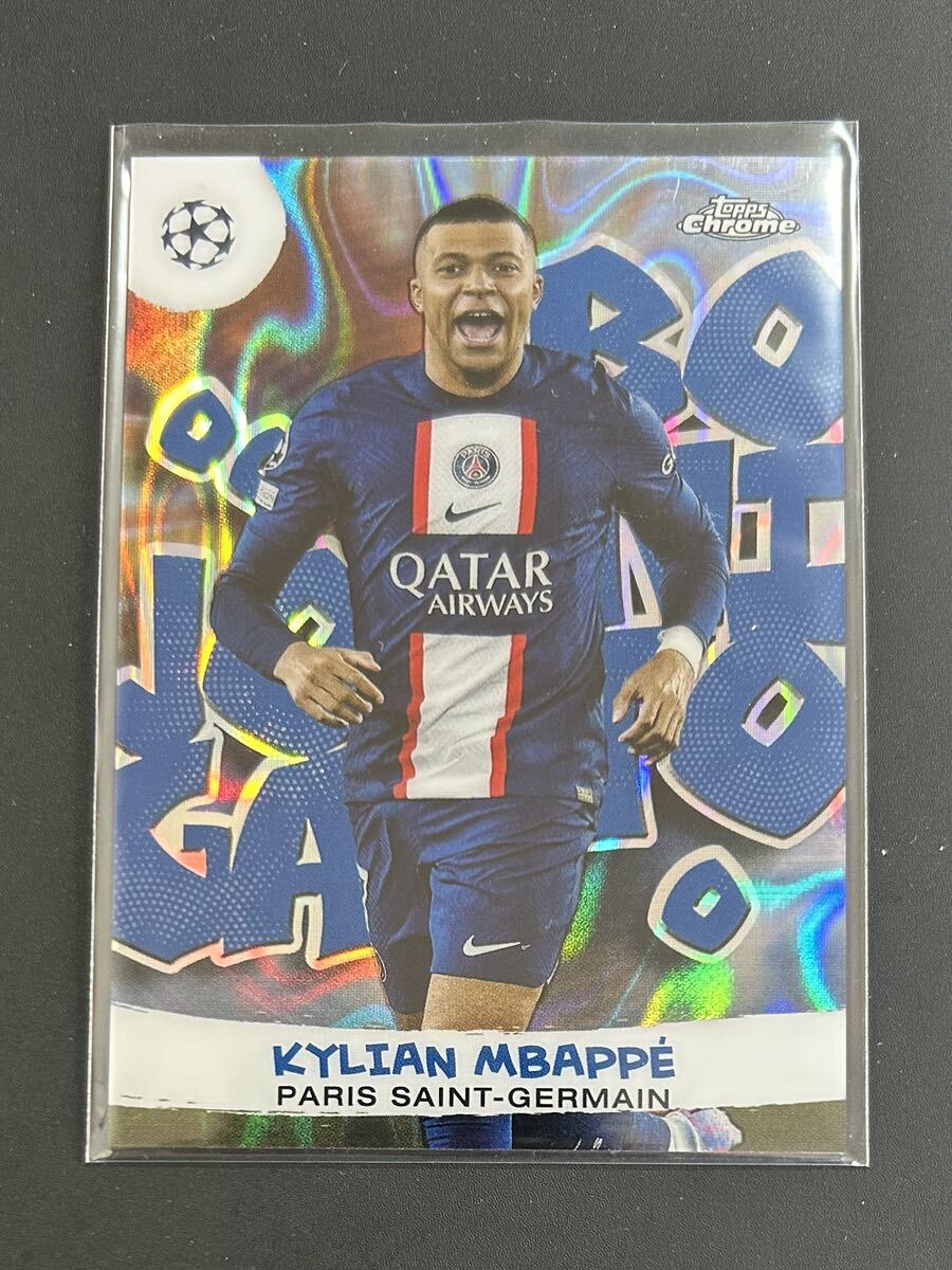2022-23 Topps Chrome Soccer Kylian Mbappe Paris Saint-Germain Joga Bonito JB-8の画像1